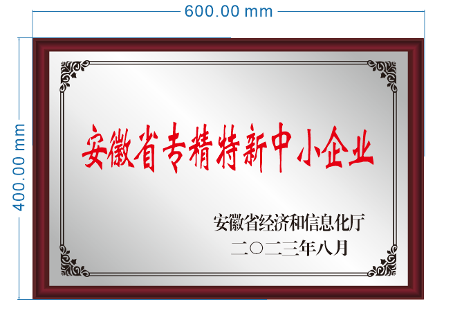 安徽省專(zhuān)精特新中小企業(yè)